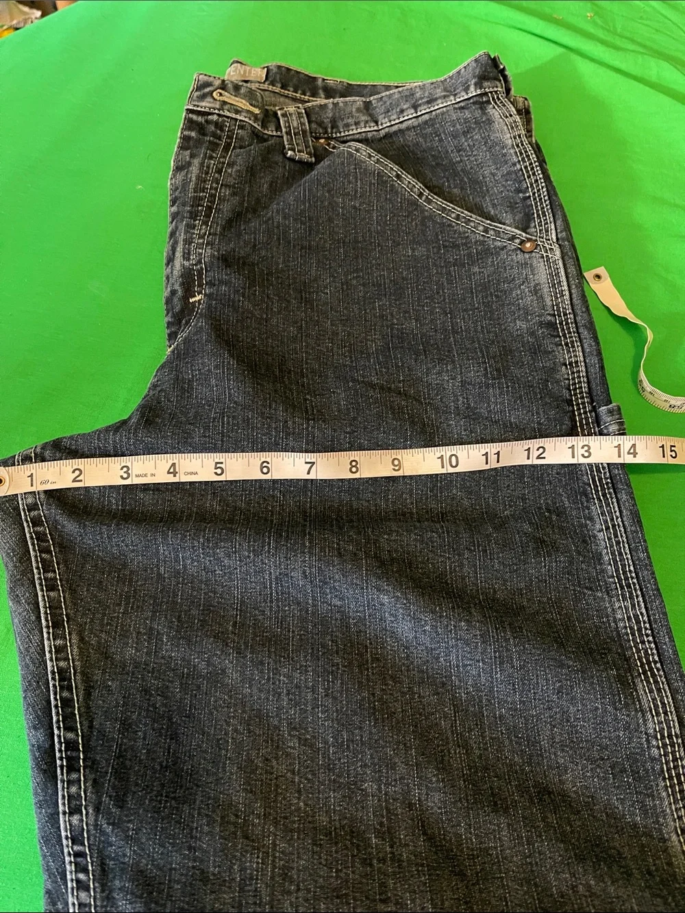Lee Dark Wash Straight-Leg Denim Jeans